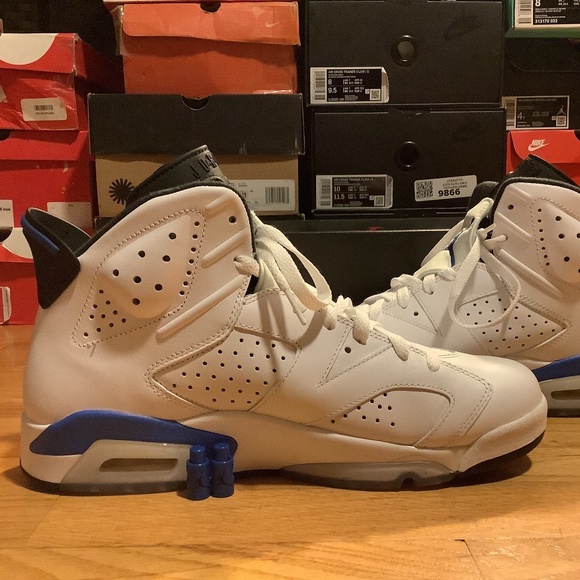 Nike Air Jordan 6 Retro Sport Blue (2014) Mens Size 10 - Picture 5 of 15